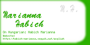 marianna habich business card